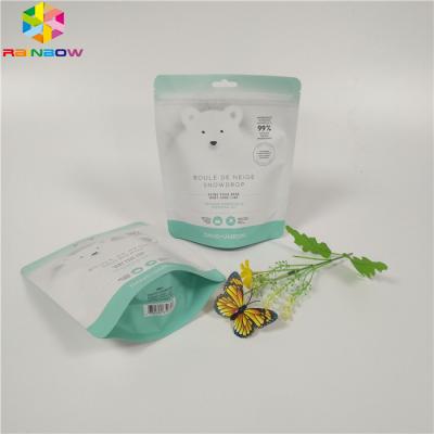 China Body Scrub Foil Packaging Bags Colorful Printed Moisture Proof Zip Lock Stand Up Pouch for sale