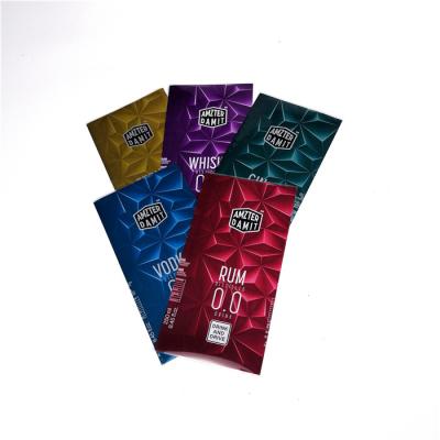 China Custom Printed Shrink Wrap Bottle Labels , Waterproof Shrink Wrap Bands CMYK Color for sale