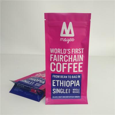 中国 熱い販売のコーヒー バッグは250gコーヒーのための良質のガス抜き処理弁が付いている注文の印刷の側面のガセットのコーヒー バッグを卸し売りします 販売のため