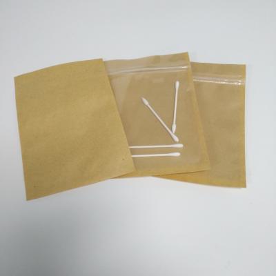 Chine Sacs à thé de Brown Papier d'emballage empaquetant l'impression zip-lock plate de Mylar 12*17.5cm Customed à vendre