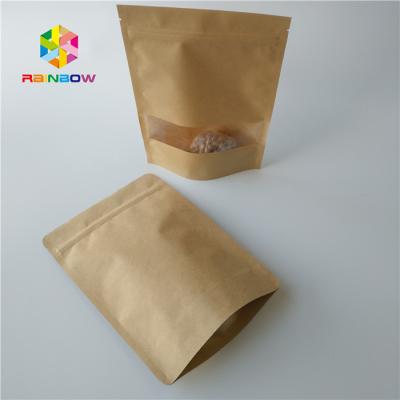 China CMYK Color Stand Up Zipper Pouch Bags , Stand Up Coffee Pouches With Valves for sale