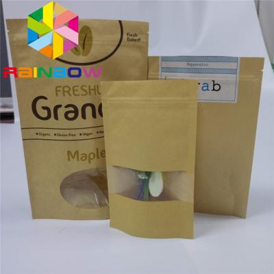 China Moisture Proof Paper Box Packaging Heat Seal Kraft Paper Bag Eco - Friendly for sale