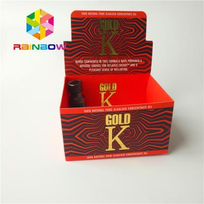 China Caja de papel revestida de empaquetado del tabaco de cigarro de las cajas del incienso herbario superficial mate del final en venta
