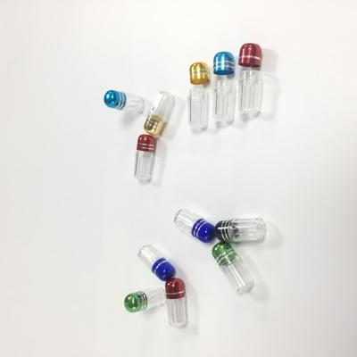 China Supplement Capsule Plastic Pill Bottles Container PP Material With Metal Cap for sale