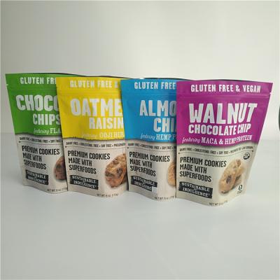 China Gluten-freie Imbiss-Taschen-Verpackenverpacken- der Lebensmittelplätzchen-Geruch-Beweis-Taschen mit Reißverschluss zu verkaufen