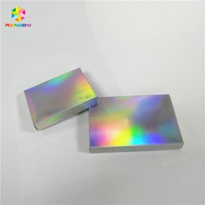 China Glossy Paper Hologram Paper Box Packaging Custom Cardboard Diving Facial Mask Pack for sale