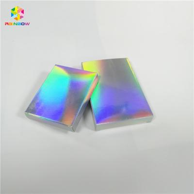 China Die Cut Hologram Card Paper Box Custom Printing For Candy Cookies Lipstick Cream Eyeshadow for sale