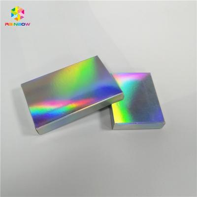 China Waterproof Hologram Custom Printed Paper Boxes Printed Eyelash Box Packaging for sale