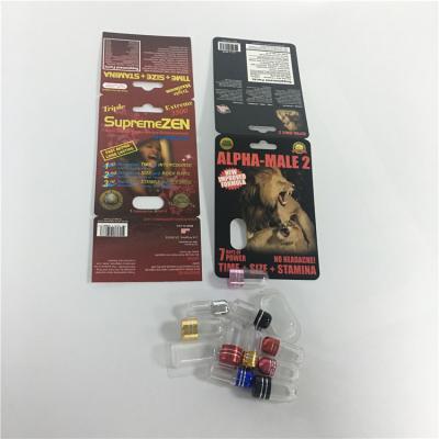 China Crazy 69 Rhino 7 Capsule Rhino Pills Blister Card Packing For Men Enhancement Sex Pills for sale