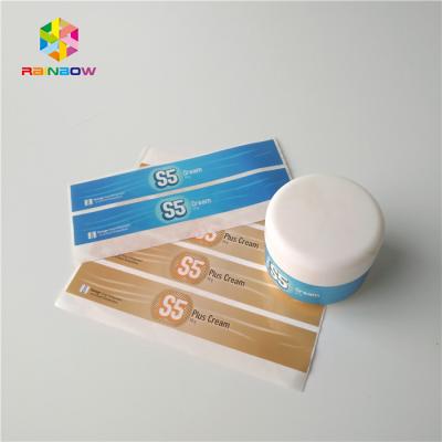 China Cosmetics Products Shrink Sleeve Labels Waterproof Frozen Refrigerated Pearl Laser for sale