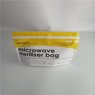Chine Poche de fond plat de sacs de cuisson par micro-ondes de four pour l'emballage organique liquide de soupe à vendre