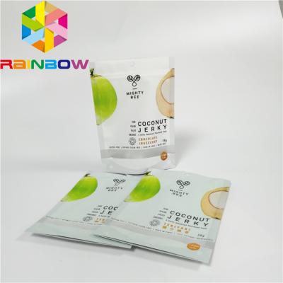 China Gravure Printing Plastic Pouches Packaging Reusable Stand Up Dried Fresh Bags With Zipper for sale