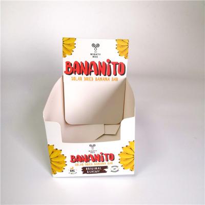 China Custom Printing Fancy Cardboard Packaging Paper Box Counter Top Foldable Type for sale