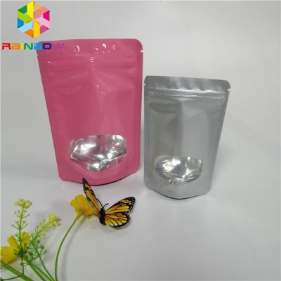 China 3.5g Seed Powder Foil Pouch Packaging Plastic Heat Seal Bags With Clear Window for sale