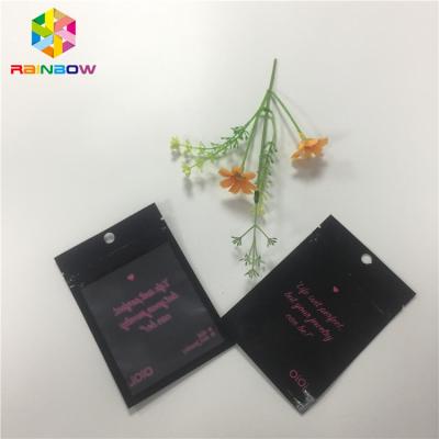 China Heat Sealed Foil Packaging Bags Custom Printing One Side Clear Transparent Resealable for sale
