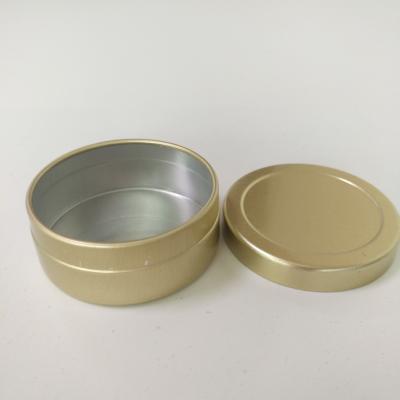 China Recycled Material Round Aluminium Tins Container Waterproof For Cosmetic Products for sale