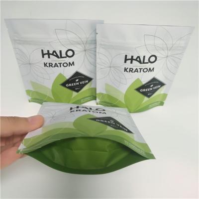 China Food Grade k Plastic Pouches Packaging Stand Up Kratom Bags For Powder / Pill for sale