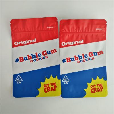 China Custom Printed Crc Stand Up Pouch , Child Resistant Mylar Bags 120-180 Mic Thickness for sale