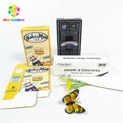 Chine Le logo brillant brillant de conception d'OEM a imprimé les boîtes à cartes de papier d'emballage de cil de cosmétiques de cadeau de boîte à cartes à vendre