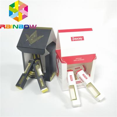 Chine Le nouveau cosmétique fait sur commande de papier d'emballage de carton enferme dans une boîte la boîte de luxe d'emballage de bouteille de compte-gouttes d'huile du parfum 30ml à vendre