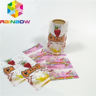 China Custom Printing Shrink Sleeve Labels Plastic PET/PVC Material Glossy Lamination Surface for sale