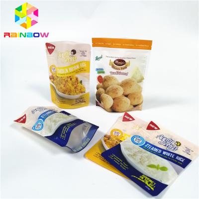 China Heat Resistant Cooking Retort Plastic Pouches Packaging Laminated Custom Logo Printed for sale