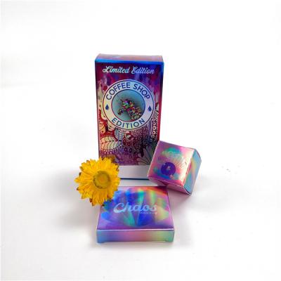 China Colorful Eyelash Cosmetic Packing Per Gift Box Customized Shinny Hologram Type for sale