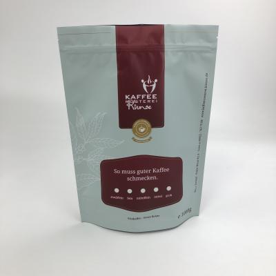 China Custom Logo Color Resealable 1KG 500G Stand up pouch With Aluminum Foil  Bags For Kaffee Candy Packaging for sale