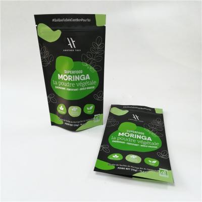 China Customized stand up pouches powder packaging moringa tea bags for sale