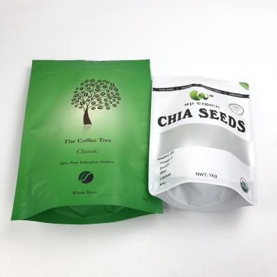 China chá do preço de fábrica 100g/200g/500g/1kg que empacota o saco de papel de kraft para o luxo dos materiais dos sacos de café à venda