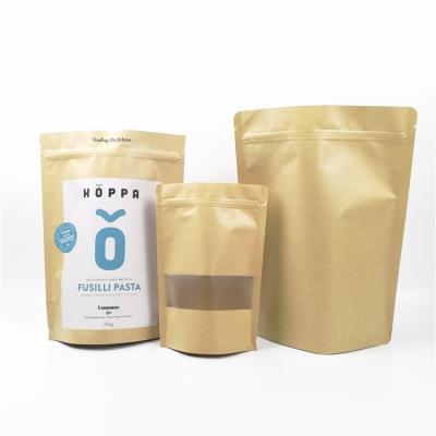 China 100g 250g Coffee Powder CYMK VMPET Kraft Paper Zipper Bag for sale