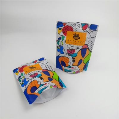 Chine Sac d'emballage alimentaire de casse-croûte/sac emballage d'écrous/support en plastique de tirette de poudre de lait chocolaté de café vers le haut de poche à vendre