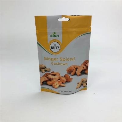 China Stand up pouch with zipper for snack pack packaging nut printing packaging bag Zip Lock Pouch for sale