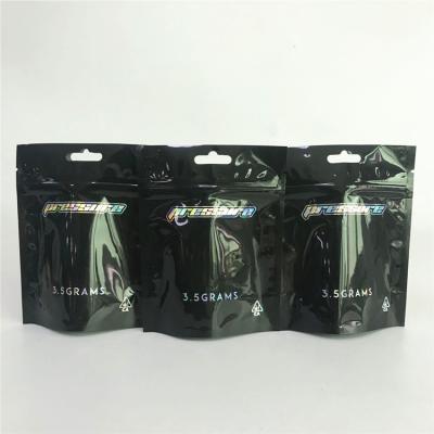 China Child Proof Cannabiss Matte Aluminum Foil Mylar Bags for sale