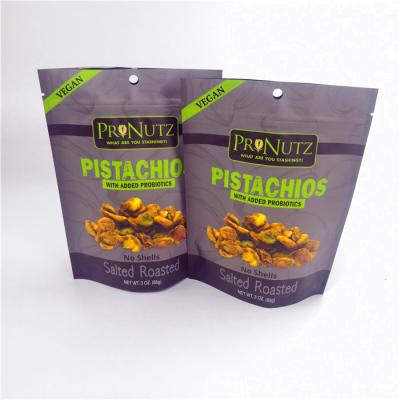 China Pistachio Dried Fruits 150 Micron OPP Plastic Pouches Packaging for sale