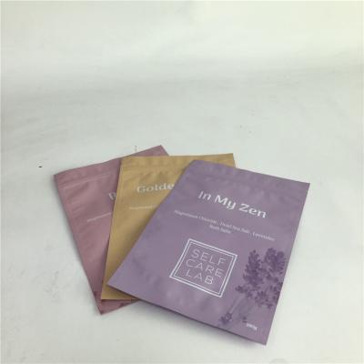China SGS Laminated OPP Stand Up Foil Bag For Bath Salt for sale