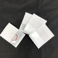 China Soem-Gewohnheit weißer Logo Size Resealable Kraft Paper mit transparentem Fenster für Kaffeebohne-Schmuck Verpackenbeutel zu verkaufen