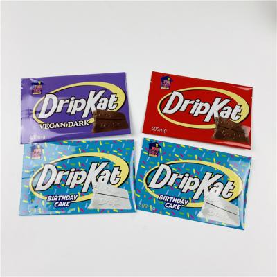 China Digital Printed Pillow food Bag Plastic Foil Smell Proof Back Seal Bags Chocolate Bar Wrapper Pouches for sale