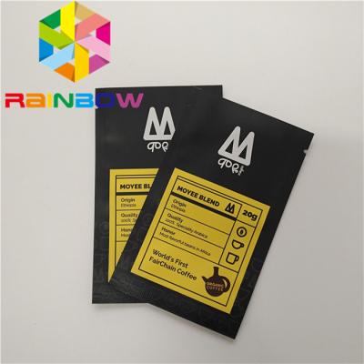 China Printed Plastic Three Sides Heat Seal Aluminum Foil Bag For Food Packaging for sale