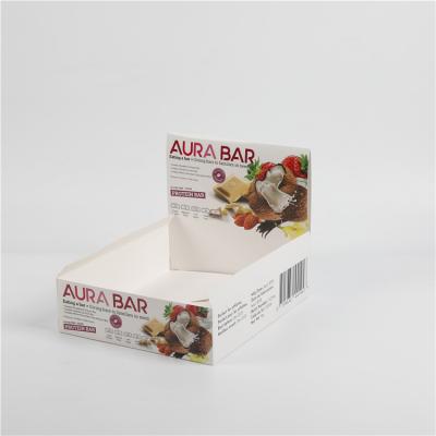 China Snack Fruit Chocolate Bar Display Cardboard Paper Box Packaging Custom Printed for sale