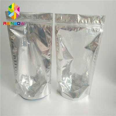 China Sacos de plástico pequenos claros laterais feitos sob encomenda de um Mylar com fechamento do fecho de correr à venda