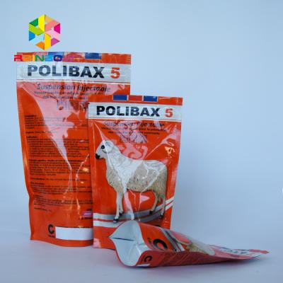 China Gravure Printing Plastic Pet Dog Treats With Zip Lock Edibles Food Packaging Bag for sale