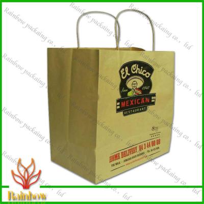 China Take Away Paper Shopping Bags With Handle And Beautiful Design for sale