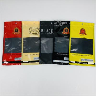 China VMPET 1.2C Cmyk 200mic Plastic Tobacco Pouch Smell Proof Cigarillo Foil ISO for sale