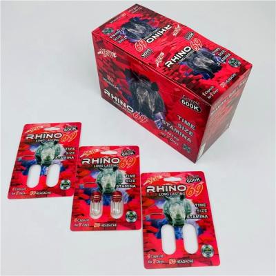 China Cartões 3D plásticos do furo 89X127mm do dobro de FDA para o rinoceronte 7 à venda