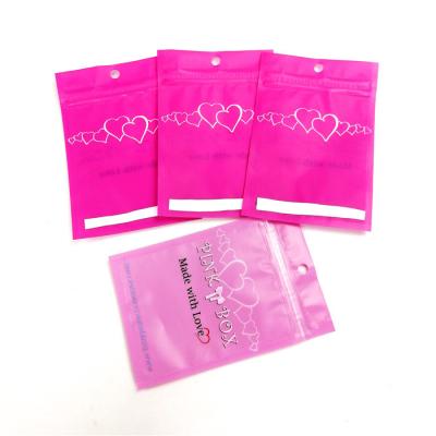 China Custom Printed Clear Jewelry Mylar Matte Packaging Bags For Hair Accesaories / Jewelry / Aligners / Bracelets for sale