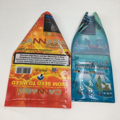 Chine L'emballage zip-lock plat de feuille de tabac de cigare d'emballage de poches de CBD met en sac les sacs de empaquetage en plastique de Mylar à vendre