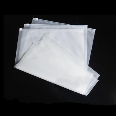China FDA PVC CPE Transparent Slider Zipper Pouch 60mic CMYK for Underwears for sale