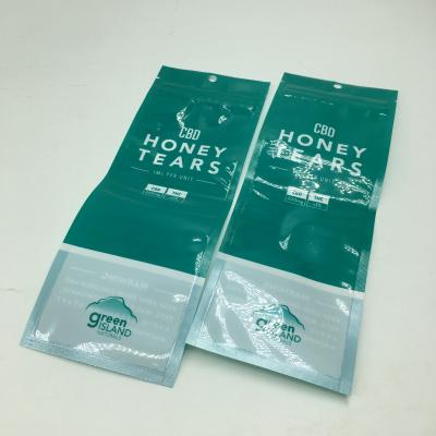 China SGS ISO VMPET Ziplock Plastic Pouches Packaging Cbd Honey BOPP for sale