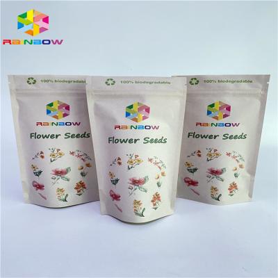 China Pa 1.5c 80mic Kraft Paper Ziplock Bag Vmpet Laminated Nut Packaging Bags for sale